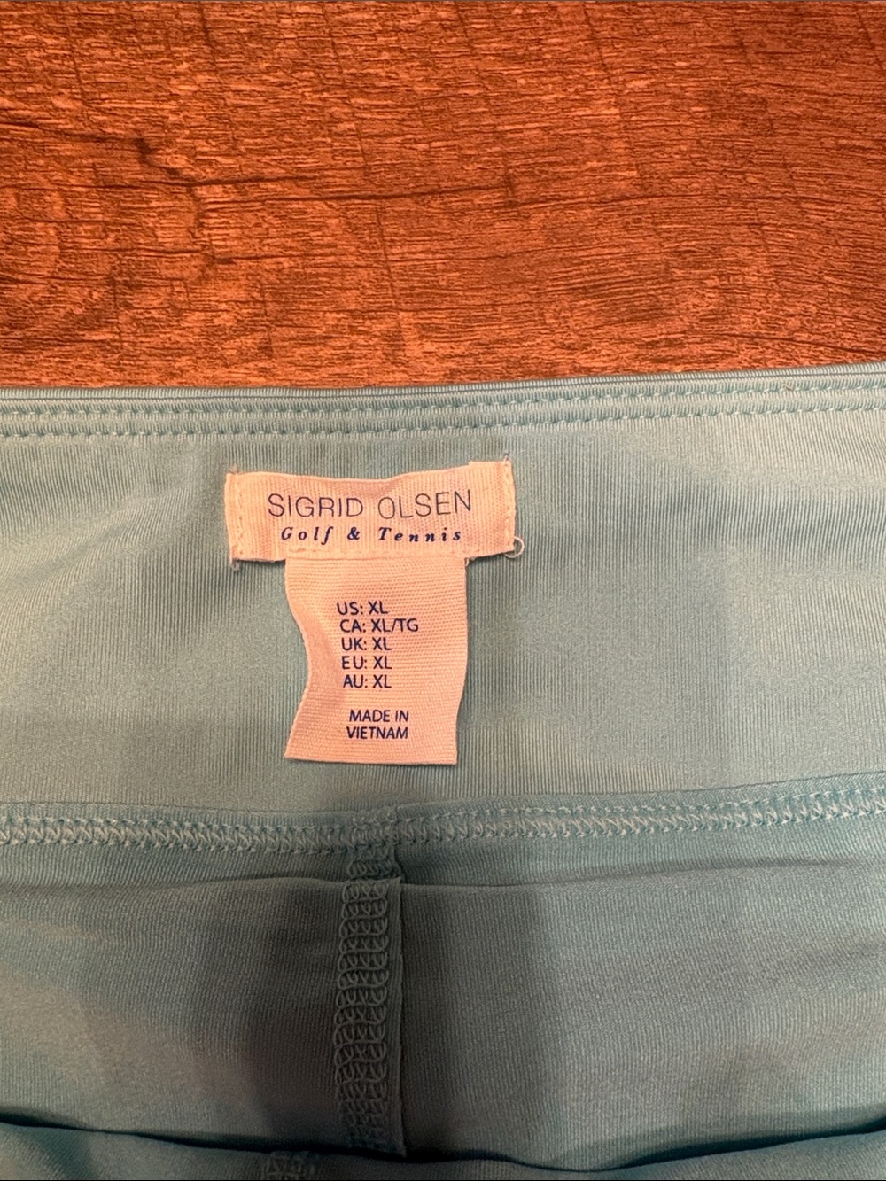 Sigrid Olsen Light Blue Active Skort - Picture 3 of 4